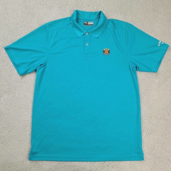 Callaway Other - Callaway Golf Polo Shirt Men's XL Blue Teal Opti-Dri Weston Hills Country Club‎